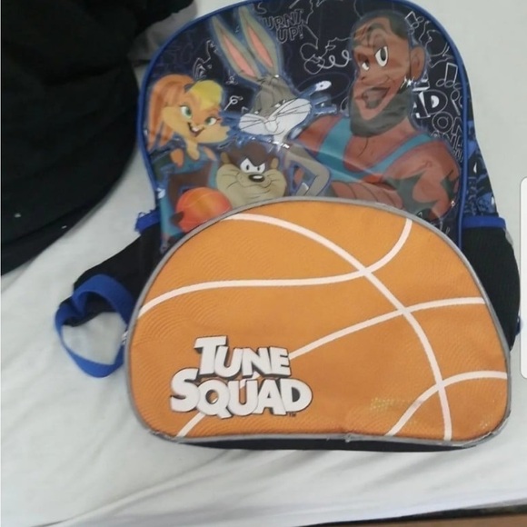 Warner Bros. Other - Warner Bros. Tune Squad Kids Backpack - Orange and Blue